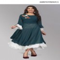 georgette-double-flared-handmade-gown