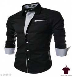 Mens Partywear Satin Cotton Casual Shirts