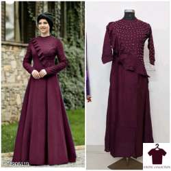 Stylish Long Wedding wear Ethnic Gown 