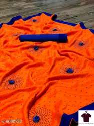 Stylish SIlk Saree with Sequence work