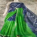 bhagalpuri cotton slub saree  thumb 6