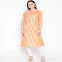 ikkat cotton kurti
