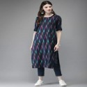 ikkat cotton kurti thumb 3