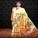linen saree digital print  thumb 12