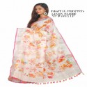 linen saree digital print  thumb 13