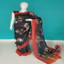 linen saree digital print  thumb 15
