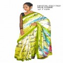 linen saree digital print  thumb 4
