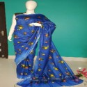 linen saree digital print  thumb 5