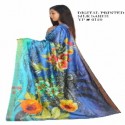 linen saree digital print  thumb 6