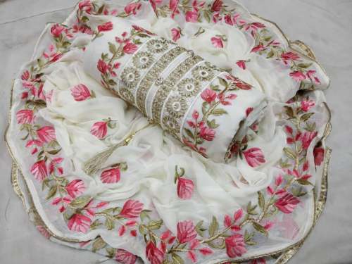 Chanderi Dress Material