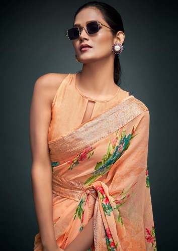 STAVAN VASTRA Vol 3 Georgette Printed Saree