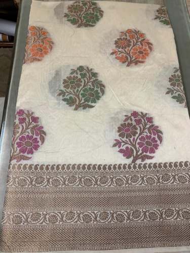 Printed Tussar sarees by Jahida Creation