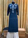Stylish Rayon Kurti And Palazzo Set thumb 3