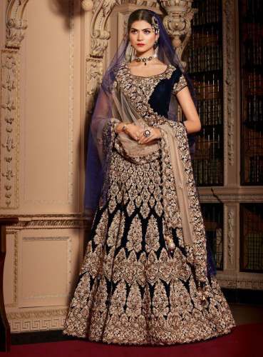 BRIDAL VELVET LEHNGA CHOLI