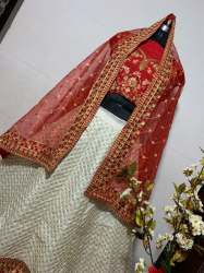  Designer Bridal Embroidered Lehenga Choli