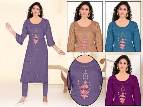 Fancy Collection Rayon Kurti by J K Enterprise