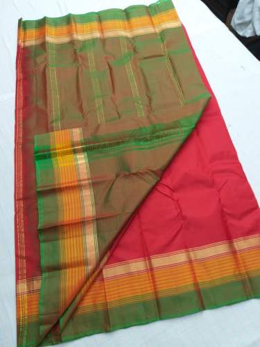 Kanchipuram Handloom Gadwal Soft Silk Sarees by FEMINE SHOP