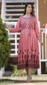 Women's printed Rayon Kurtis thumb 1