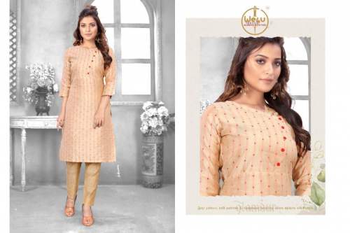 we4you textile pvt ltd  chanderi Kurti 