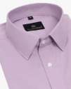 Light Purple Plain Mens Shirt By We4u Textile