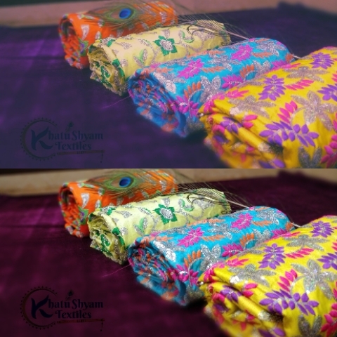 Emboidry fabrics by khatu shyam textiles