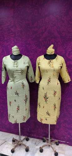 Rayon Kurti With Dupatta
