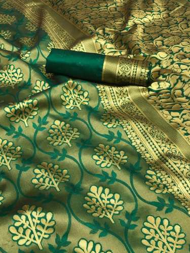 Beautiful Banarasi Silk Saree For Women by dhanera creation