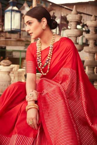 New Exclusive Designer Silk Saree by jadkart plus