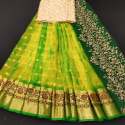 Fancy Banarasi Meena Butti Lehenga Choli thumb 11