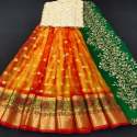 Fancy Banarasi Meena Butti Lehenga Choli thumb 2