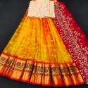 Fancy Banarasi Meena Butti Lehenga Choli thumb 6