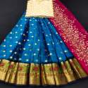 Fancy Banarasi Meena Butti Lehenga Choli thumb 7