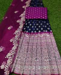Fancy Pure Kanjiveram Silk Lehenga Choli