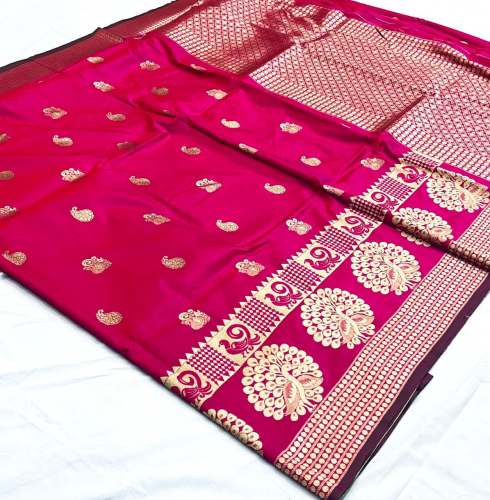 Fancy Weaving Banarasi Silk Saree by kashish creation