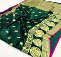Fancy Weaving Banarasi Silk Saree thumb 2