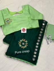 New Collection Crepe Silk Saree