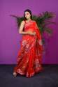 New Collection Organza Digital Printed Saree thumb 1
