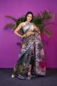 New Collection Organza Digital Printed Saree thumb 3