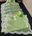 Pure Organza Embroidery Work Saree thumb 3
