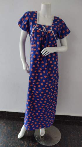 Printed night gown by Balaji Traders