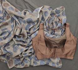 Party Wear 60 gram Georgette Digital Print Saree