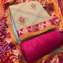 Exclusive Designer Chanderi Dress Material thumb 1
