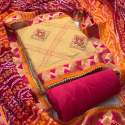 Exclusive Designer Chanderi Dress Material thumb 3