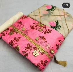 Fancy Digital Printed Chanderi Dress Material 