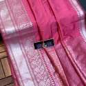 Litchi silk saree thumb 5