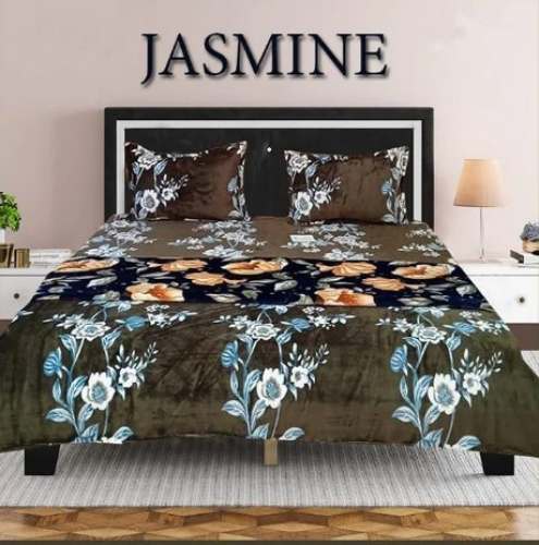 Duvet Cover Set flannel Jasmine by Jagdambe Textile Mills