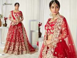 BUTTERFLY NET BRIDAL LEHENGA 