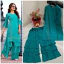 Fancy Kurti with Sharara Suit thumb 2