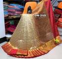 Pure Nylon Tussar Silk saree thumb 4