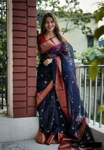 SOFT LICHI SILK CLOTH WITH RICH PALLU